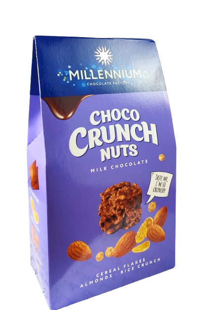 MILLENNIUM CHOCO CRUNCH AMÊNDOA & CEREAIS (100 GR)