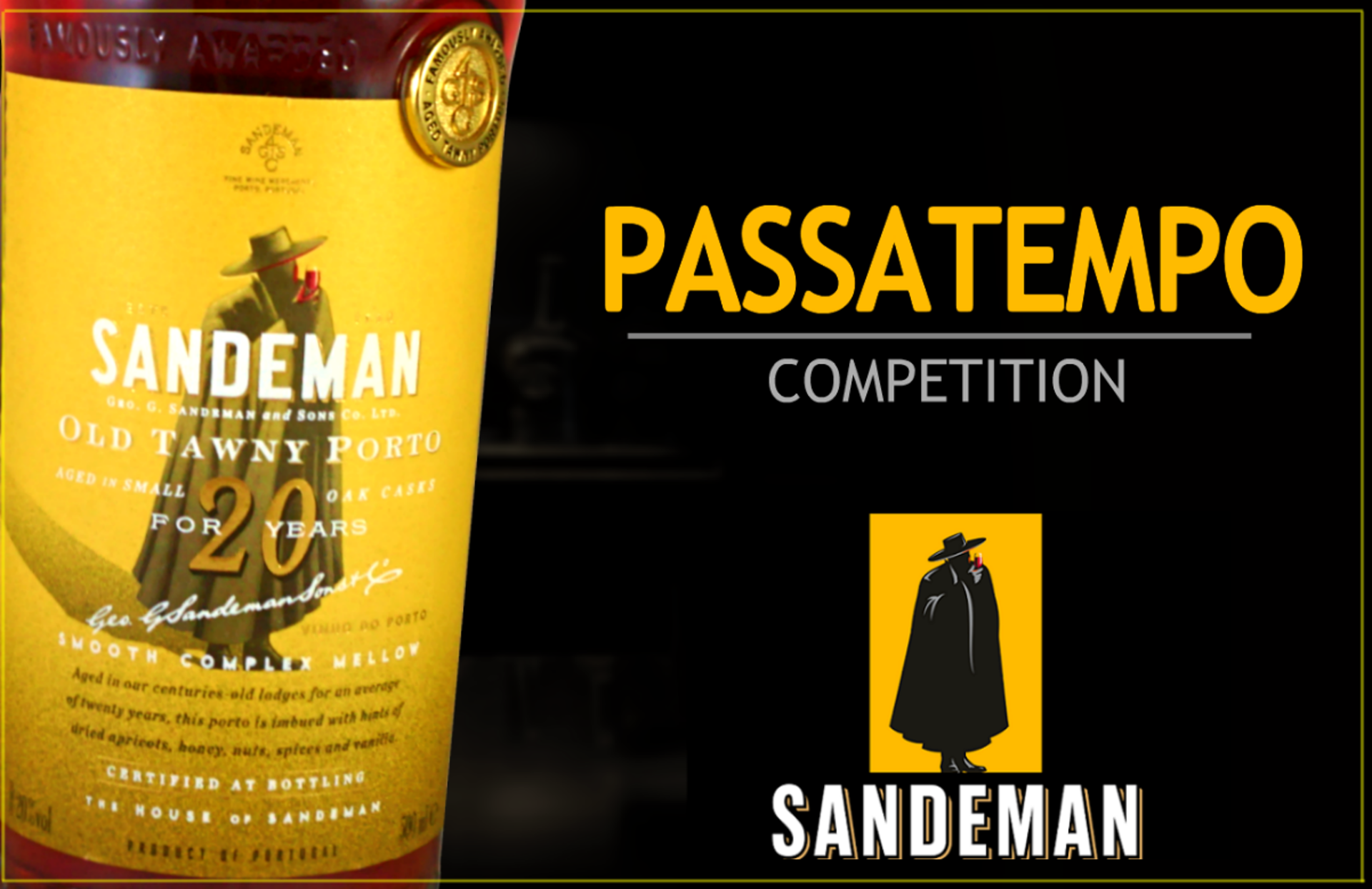 Passatempo Sandeman 20 Anos Tawny no Facebook!