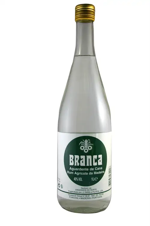 AGUARDENTE CANA MADEIRA BRANCA