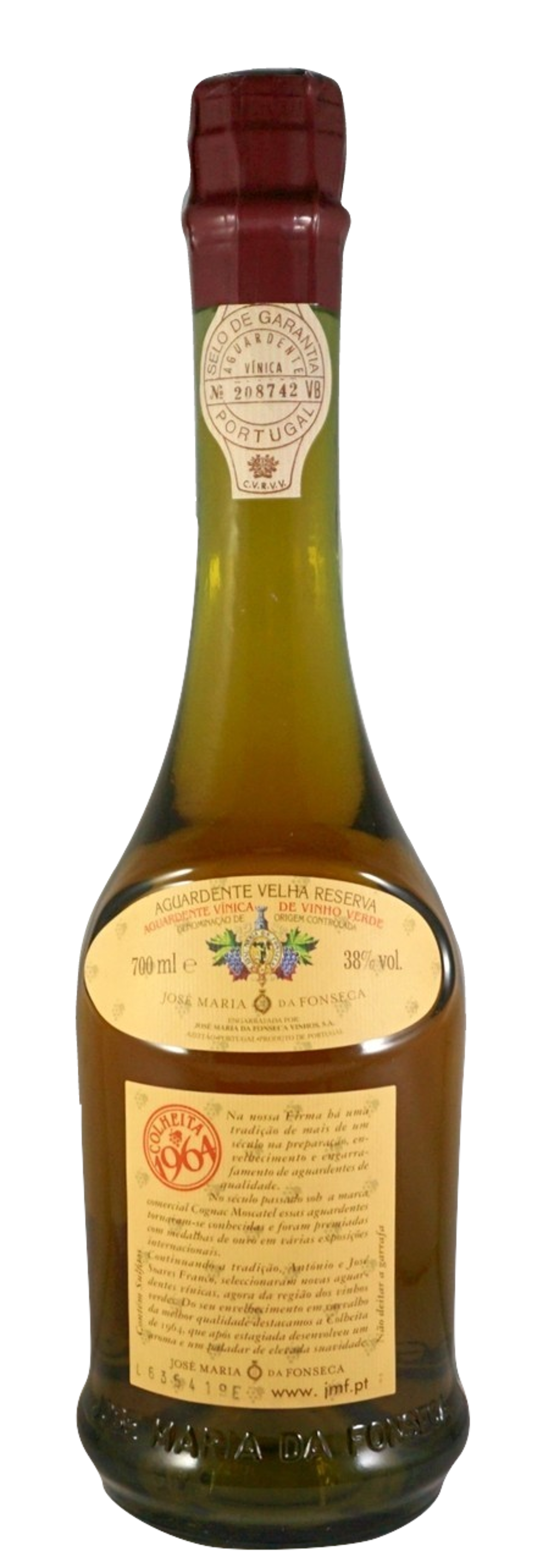 JMF OLD AGUARDENTE RESERVA 1964