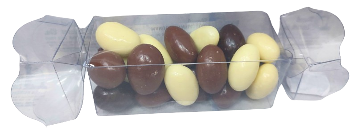 AMÊNDOA DE CHOCOLATE MIX 130 G (CAIXA REBUÇADO)