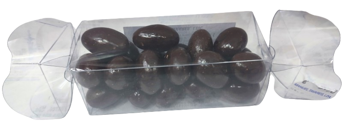 AMÊNDOA DE CHOCOLATE NEGRO 130 G (CAIXA REBUÇADO)