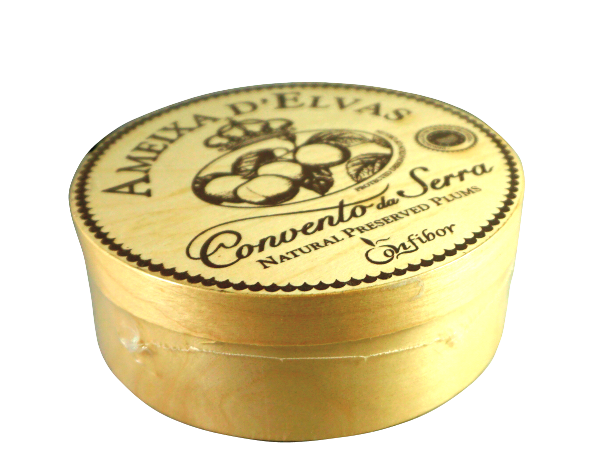 GREEN GAGE ELVAS PLUMS (WOODEN BOX)