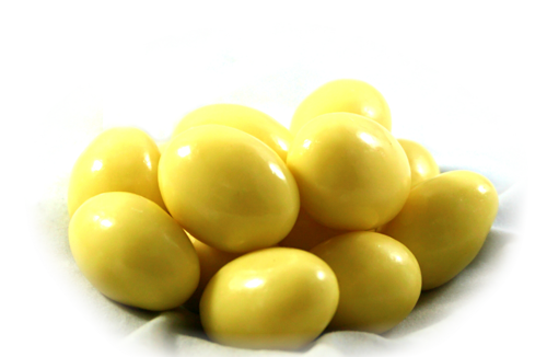 WHITE CHOCOLATE COVERED ALMONDS