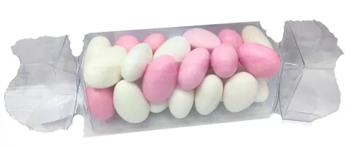 FRENCH TYPE ALMONDS 160 G (CANDY SHAPED BOX)