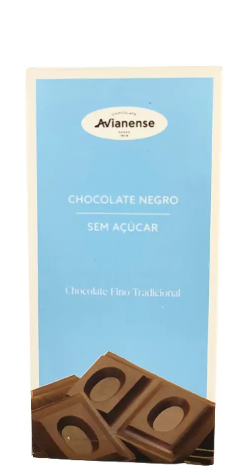 AVIANENSE SUGAR-FREE BLACK CHOCOLATE (100 GR)
