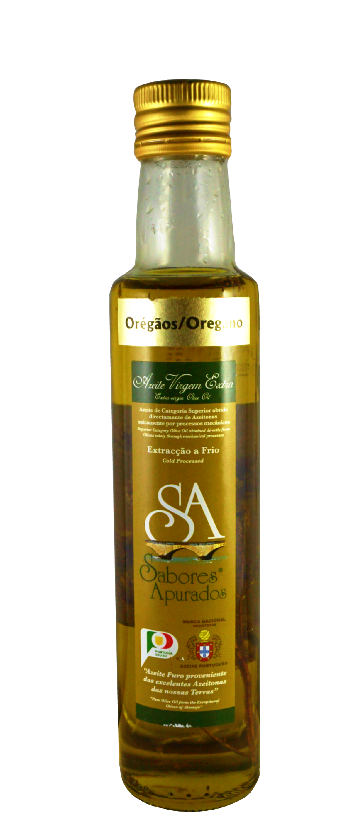 AZEITE COM OREGÃOS SABORES APURADOS