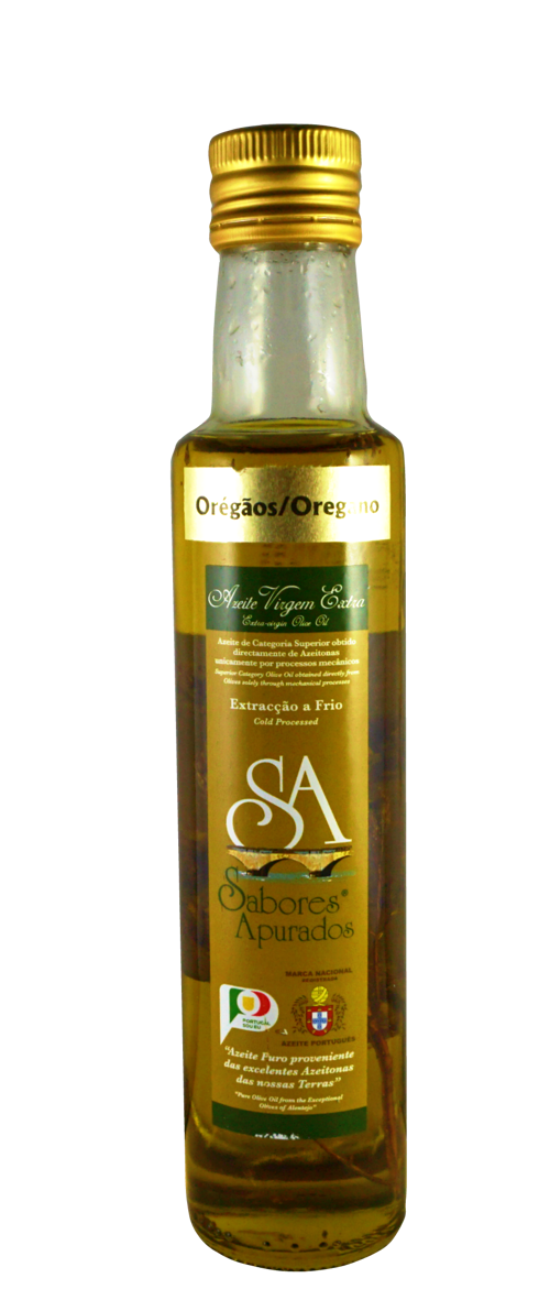 AZEITE COM OREGÃOS SABORES APURADOS