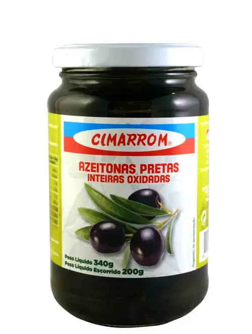 BLACK PITTED OLIVES