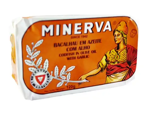 CODFISH IN OLIVE OIL WITH GARLIC BY MINERBA