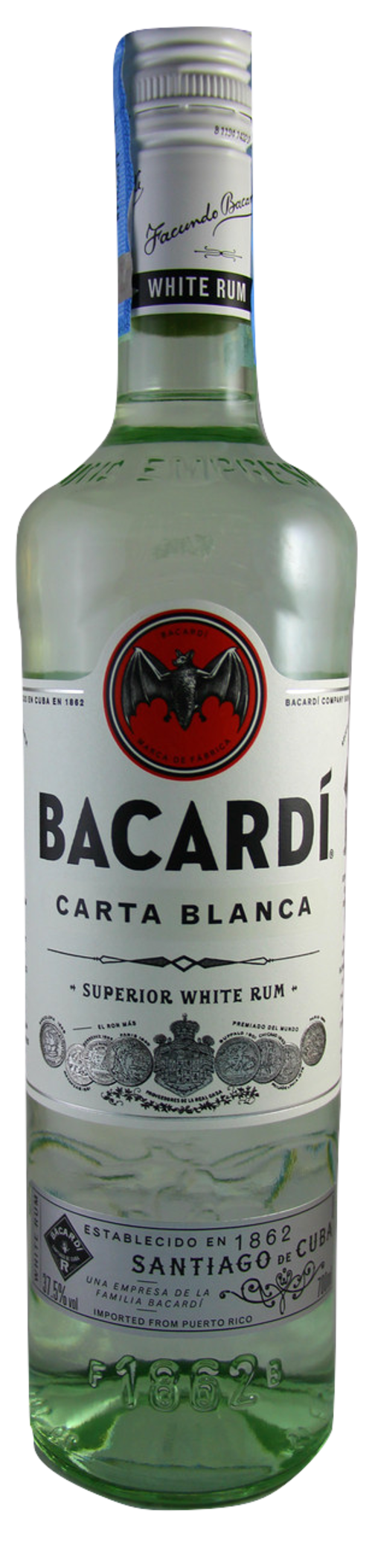 BACARDI CARTA BLANCA SUPERIOR BRANCO 