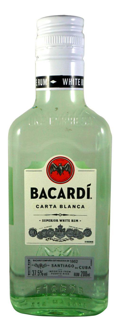 BACARDI CARTA BLANCA SUPERIOR BRANCO (200 ML)