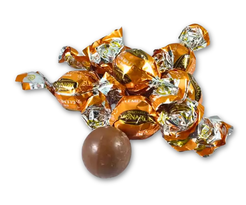 BOMBONS DE CHOCOLATE E TANGERINA