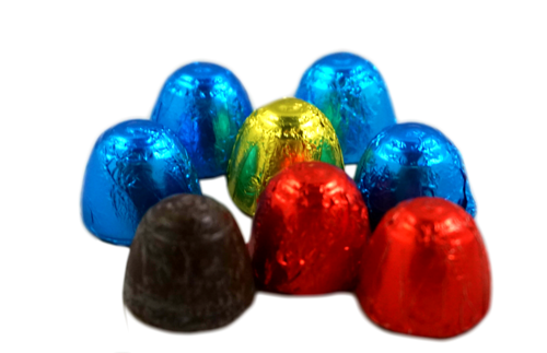 DARK CHOCOLATE CANDIES WITH CREAM