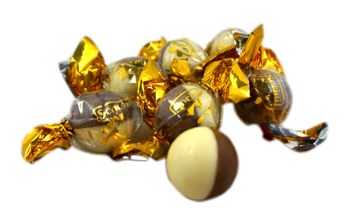 MILK AND WHITE CHOCOLATE CANDIES