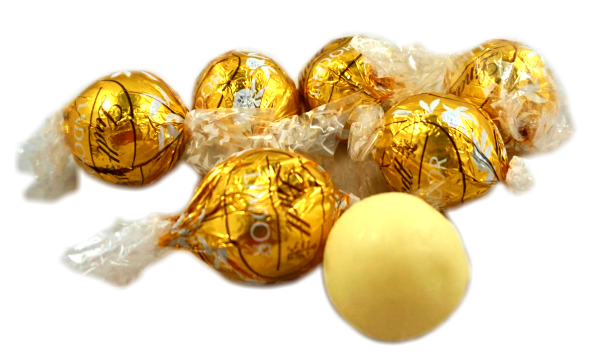 WHITE CHOCOLATE CANDIES LINDT