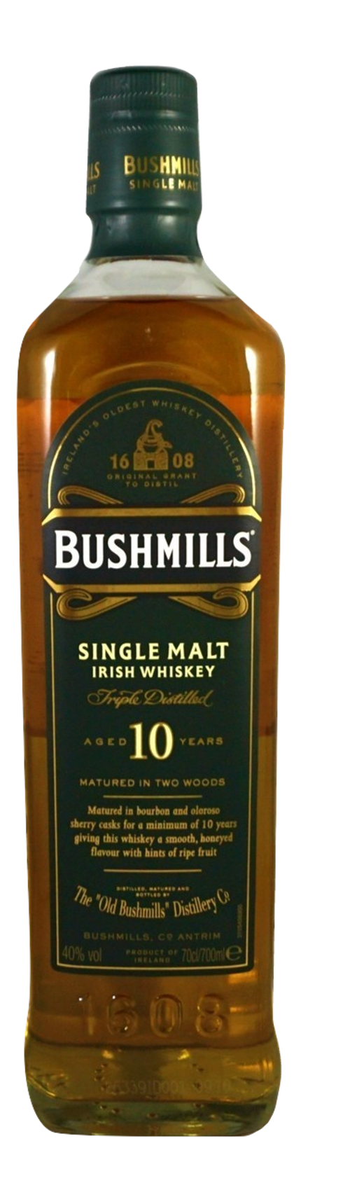 BUSHMILLS 10 YEARS SINGLE MALT