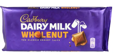 CADBURY WHOLENUT (180 GRAMS)