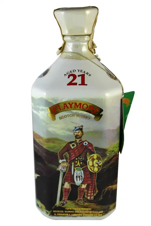 CLAYMORE 21 ANOS CERAMIC BOTTLE