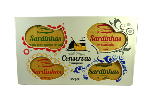 CONJUNTO DE CONSERVAS DE SARDINHA SOCILINK