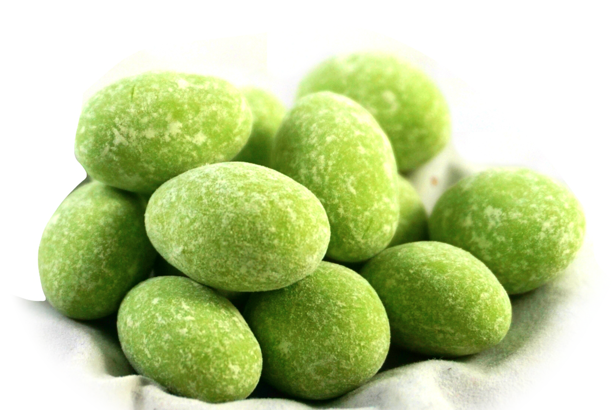 RICOTTA AND PEAR COVERED ALMONDS