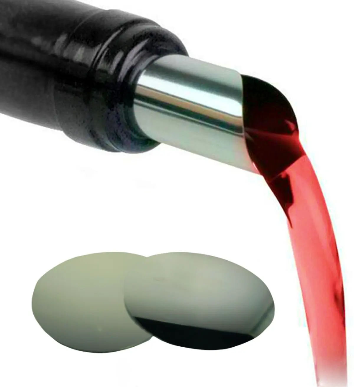 SILVER BLADE WINE SERVER (SET OF 2 )