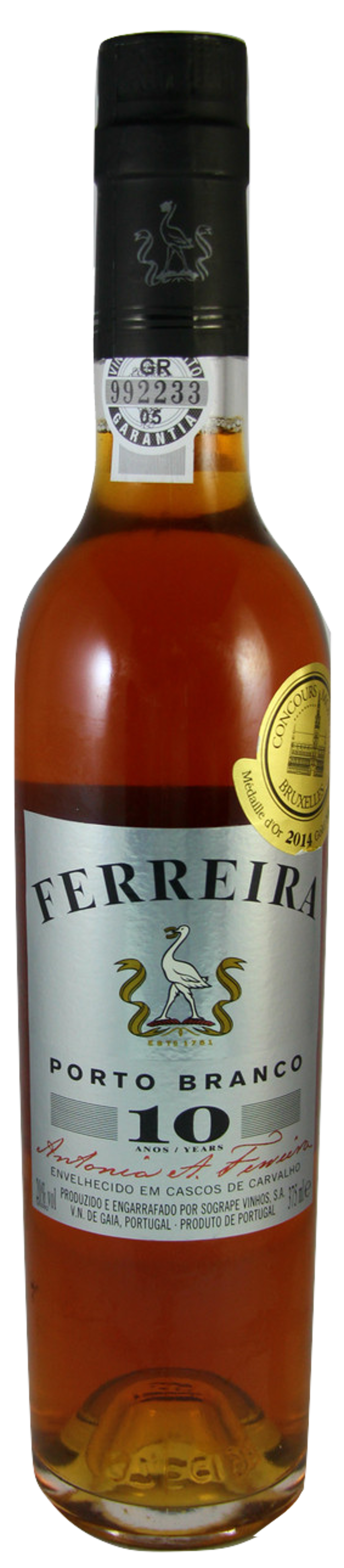 FERREIRA 10 ANOS BRANCO (375 ml)