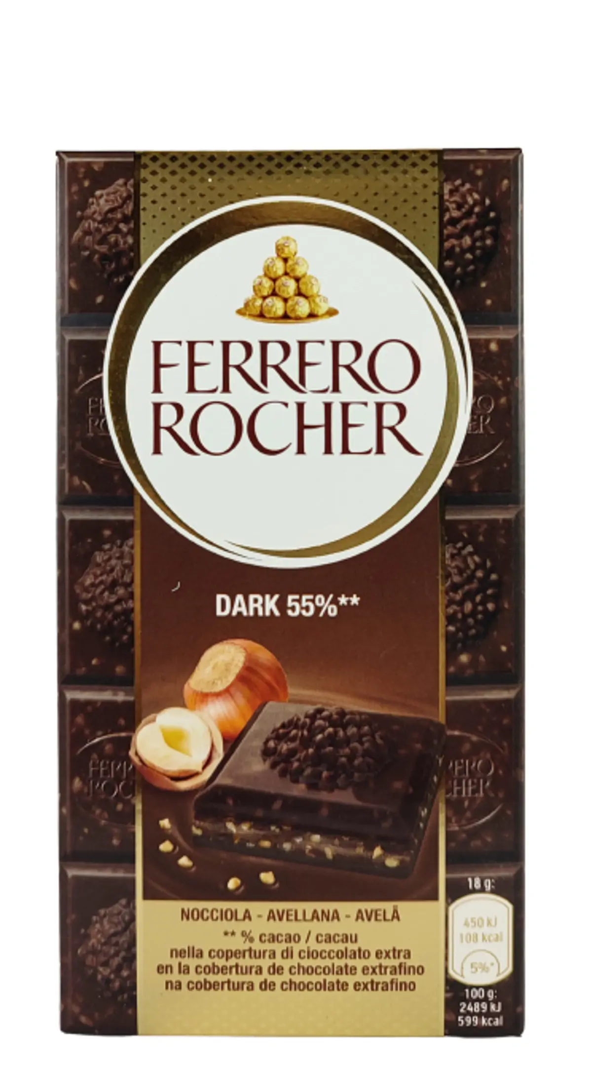 FERRERO ROCHER DARK 55% TABLET (90 GR)