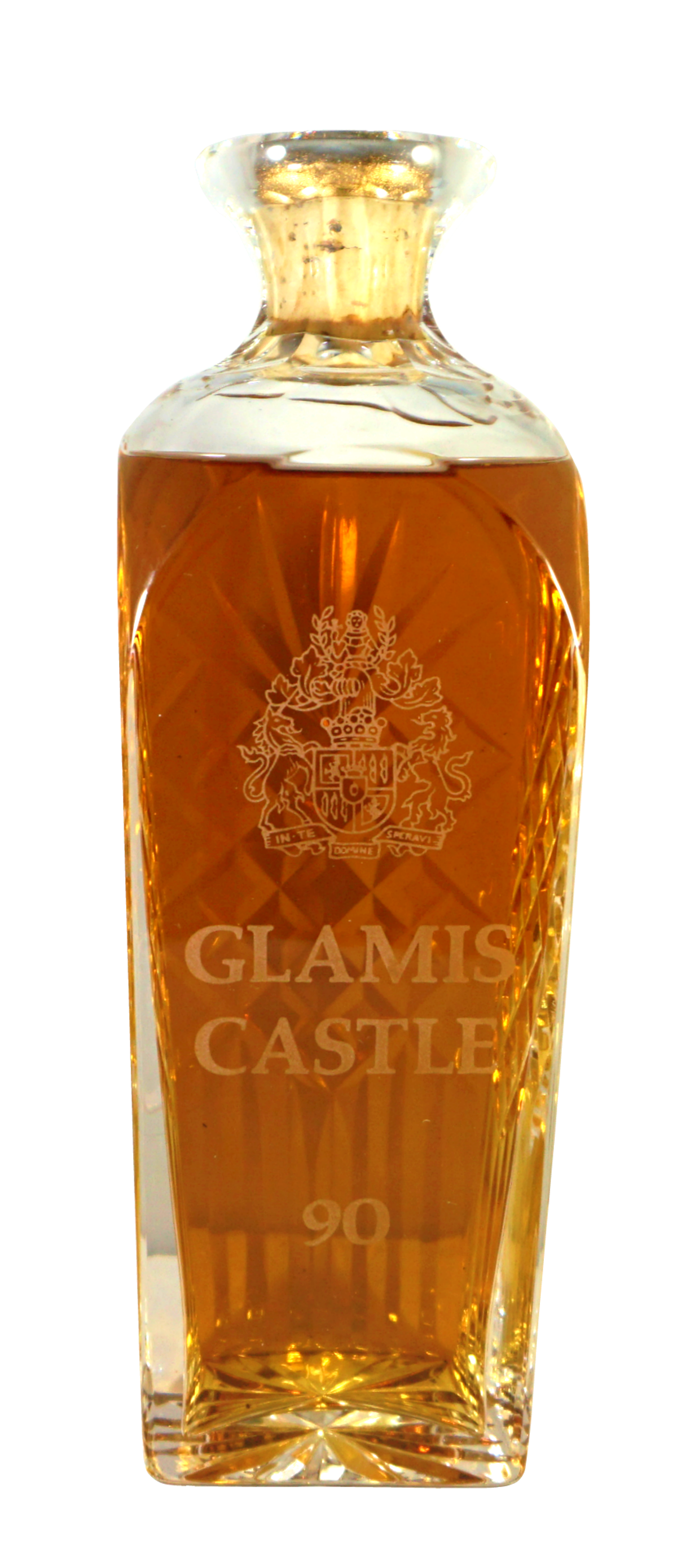 GLAMIS CASTLE CRISTAL -LIMITED EDITION QUEEN MOTHER 90TH BIRTHDAY