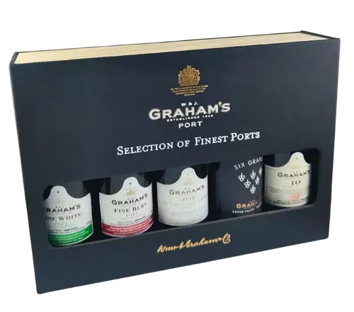 GRAHAM´S SET WITH 5 MINIATURE BOTTLES
