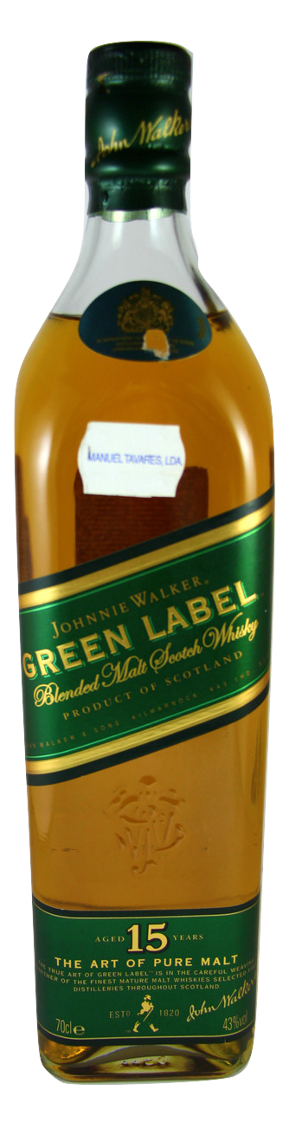 JOHNIE WALKER GREEN LABEL 15 ANOS (BLENDED MALT)