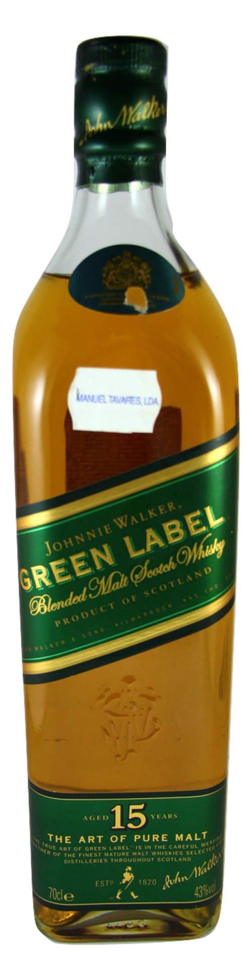 JOHNIE WALKER GREEN LABEL 15 ANOS (BLENDED MALT)