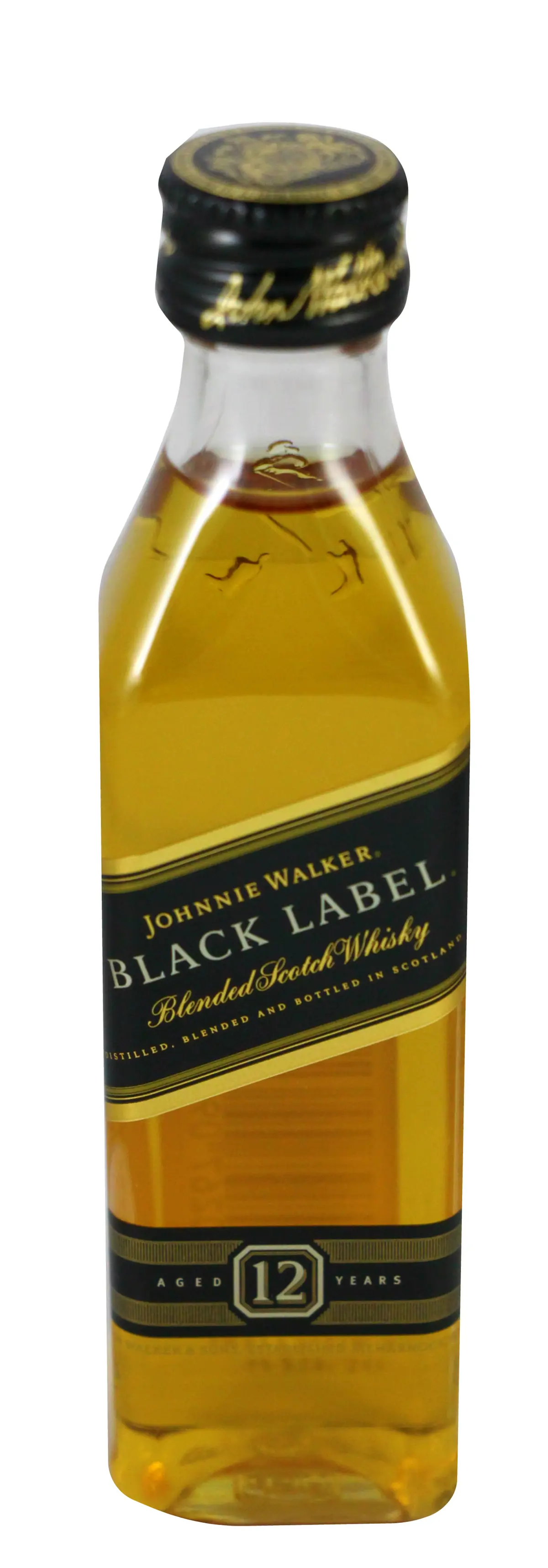 JOHNNIE WALKER BLACK LABEL 12 YEARS MINI