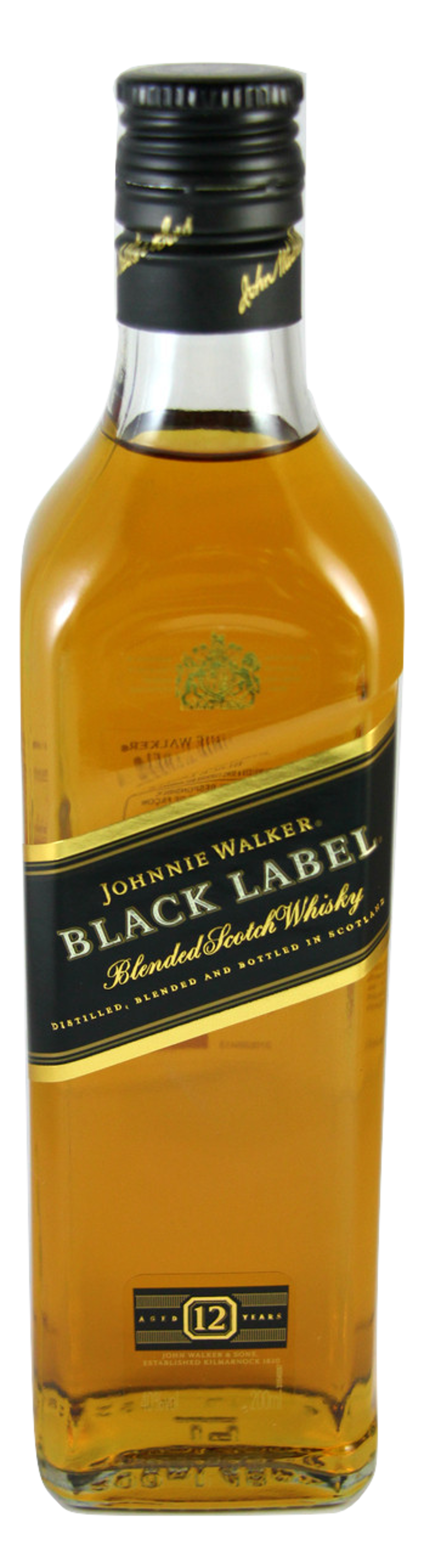 JOHNNIE WALKER BLACK LABEL 12 ANOS (200 ML)