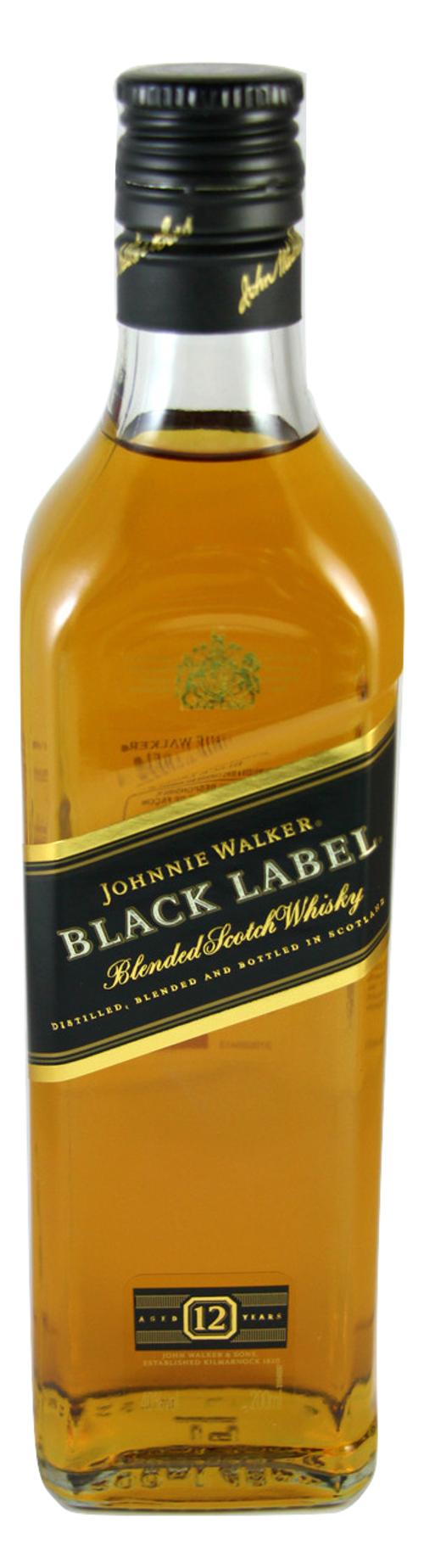 JOHNNIE WALKER BLACK LABEL 12 ANOS (200 ML)