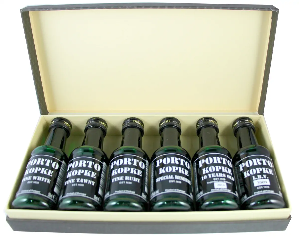 KOPKE SET 6 MINIATURES PORT WINE