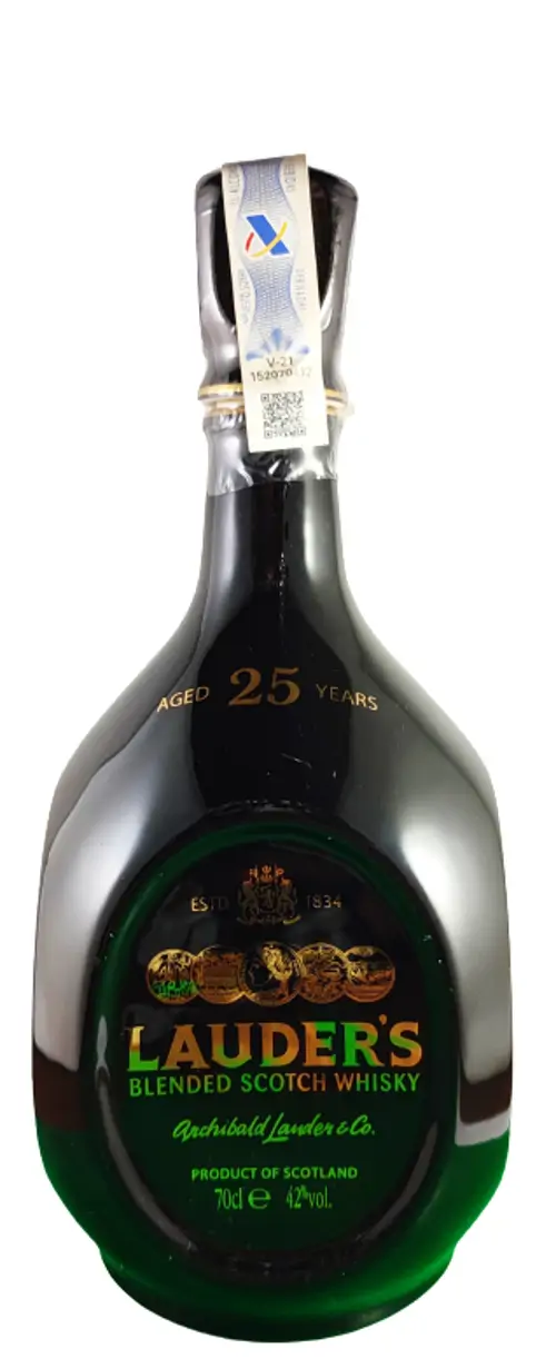 LAUDER´S 25 ANOS WHISKY PORCELANA