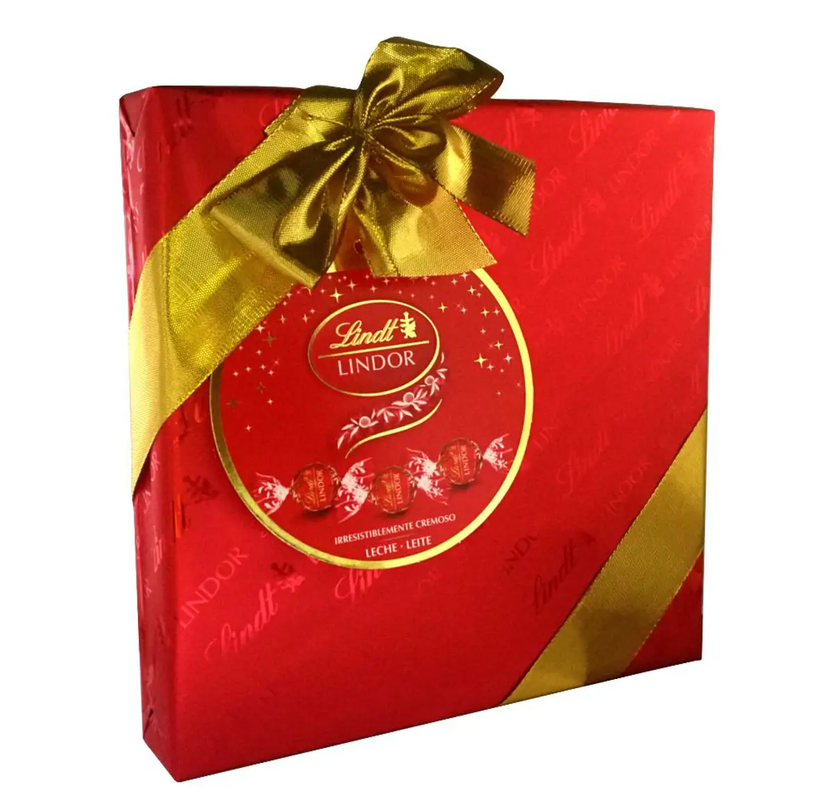 LINDT CHOCOLATE DE LEITE - CAIXA COM LAÇO