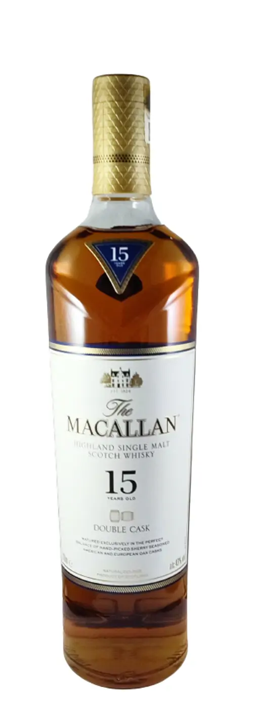 MACALLAN DOUBLE CASK 15 YEAR OLD WHISKY