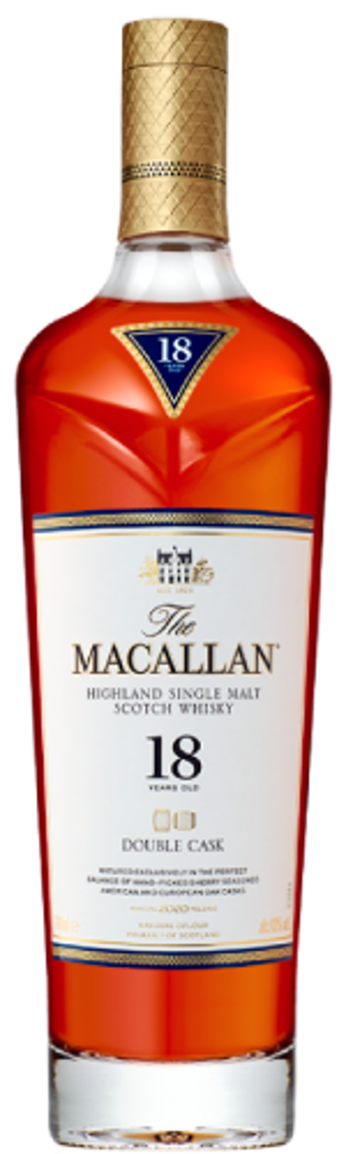 MACALLAN DOUBLE CASK SINGLE MALT 18 ANOS 