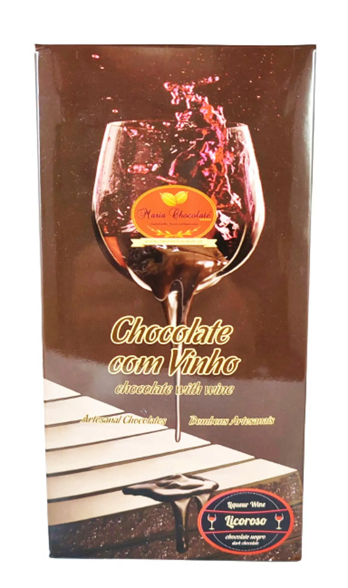 CHOCOLATE WITH WINE BY MARIA CHOCOLATE