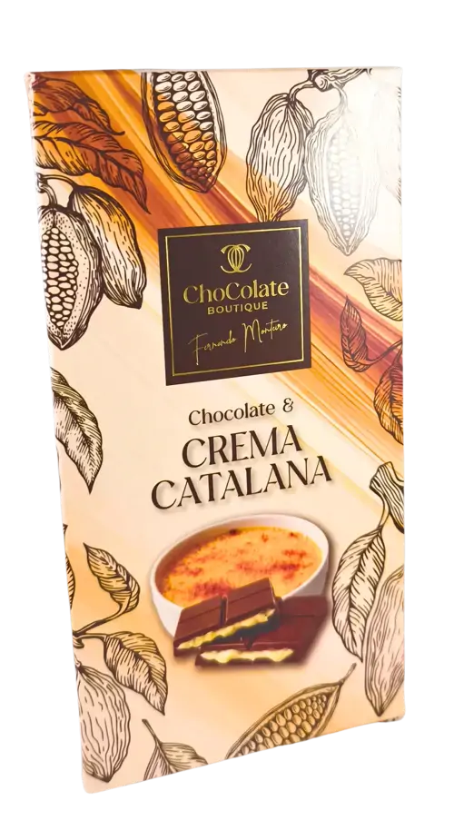 CATALAN CREAM FILLING CHOCOLATE BAR by CHOCOLATE BOUTIQUE (100 G)