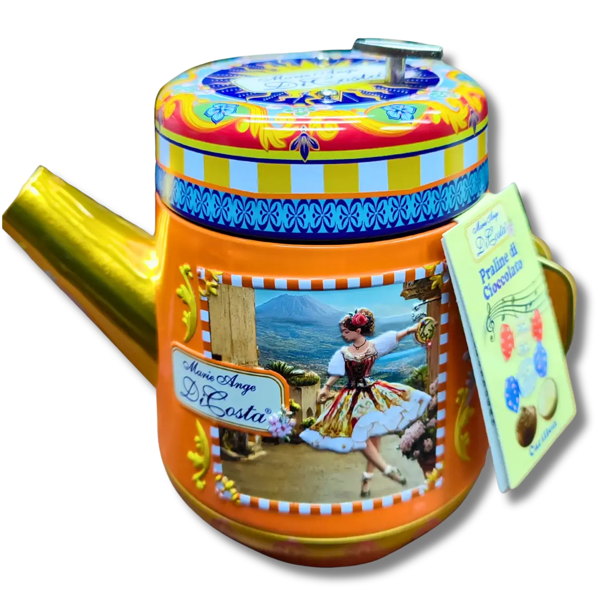 MARIE DICOSTA TEIERA (120G) – TEAPOT‑SHAPED MUSICAL BOX