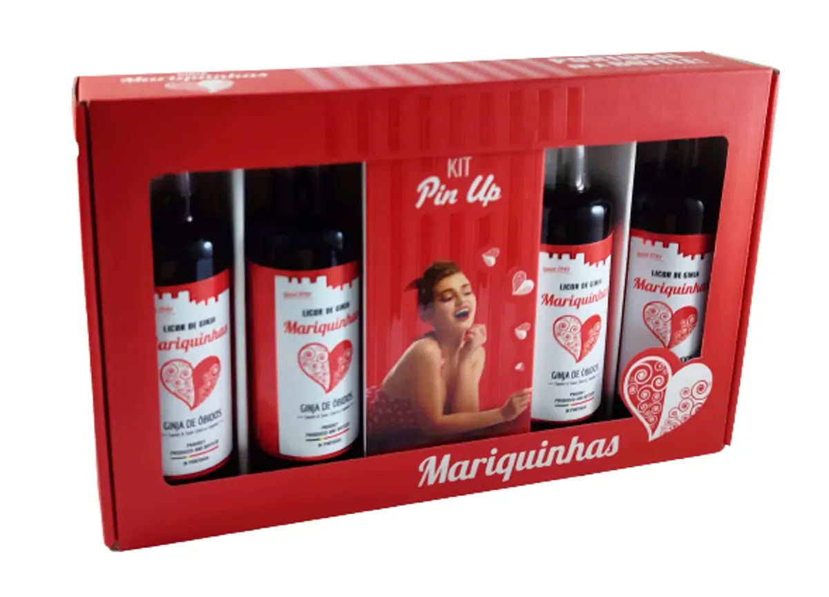 MARIQUINHAS CONJUNTO 4 MINIATURAS GINJA