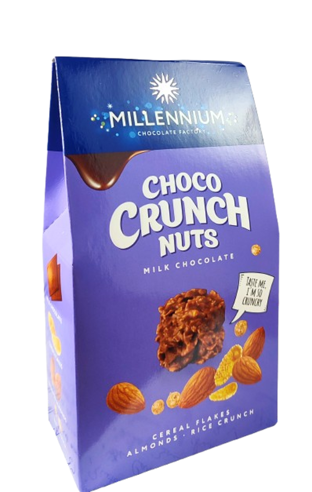 MILLENNIUM CHOCO CRUNCH AMÊNDOA & CEREAIS (100 GR)