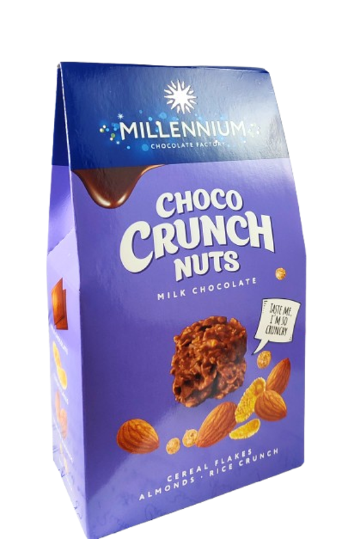 MILLENNIUM CHOCO CRUNCH AMÊNDOA & CEREAIS (100 GR)
