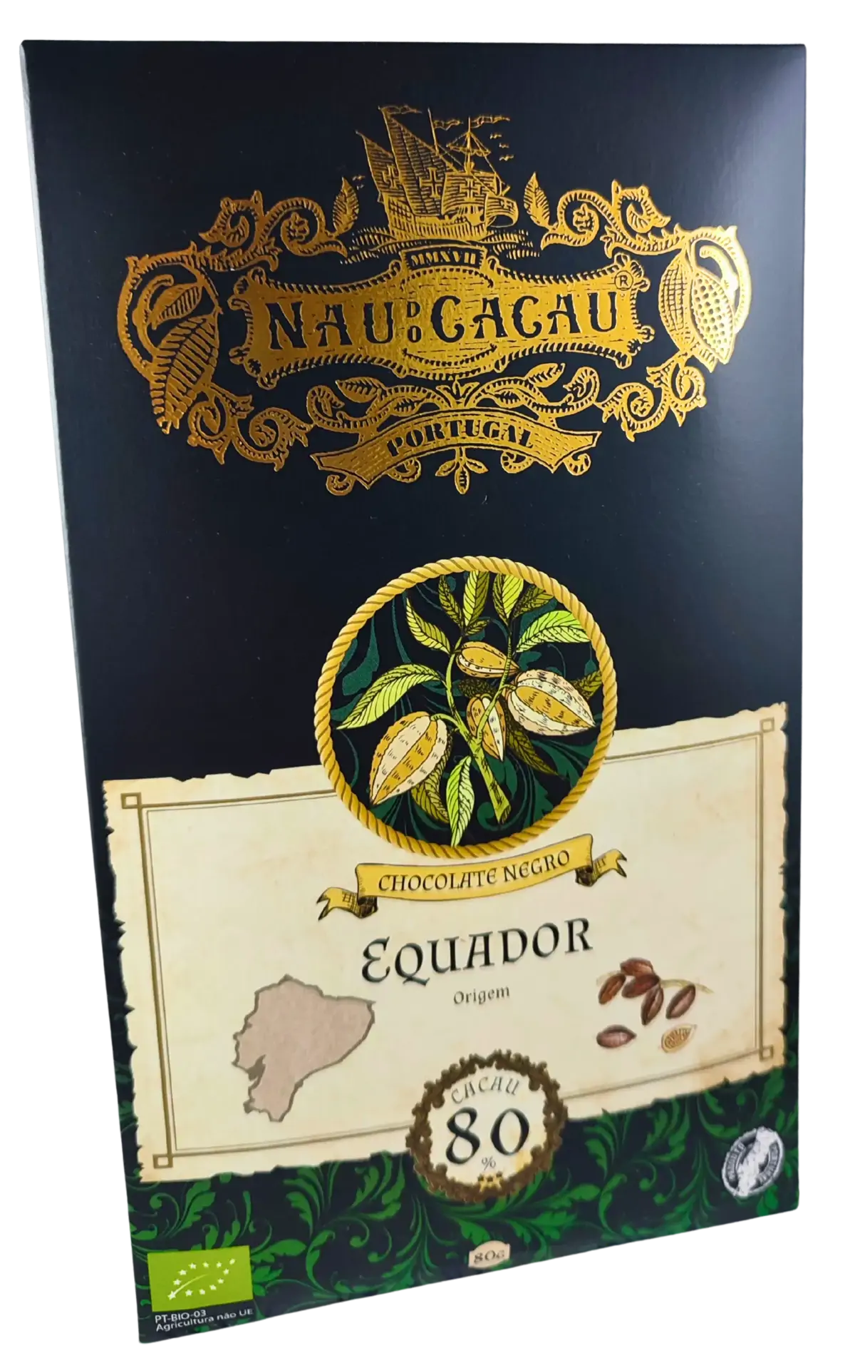NAU CACAU EQUADOR 80% (80 GR)