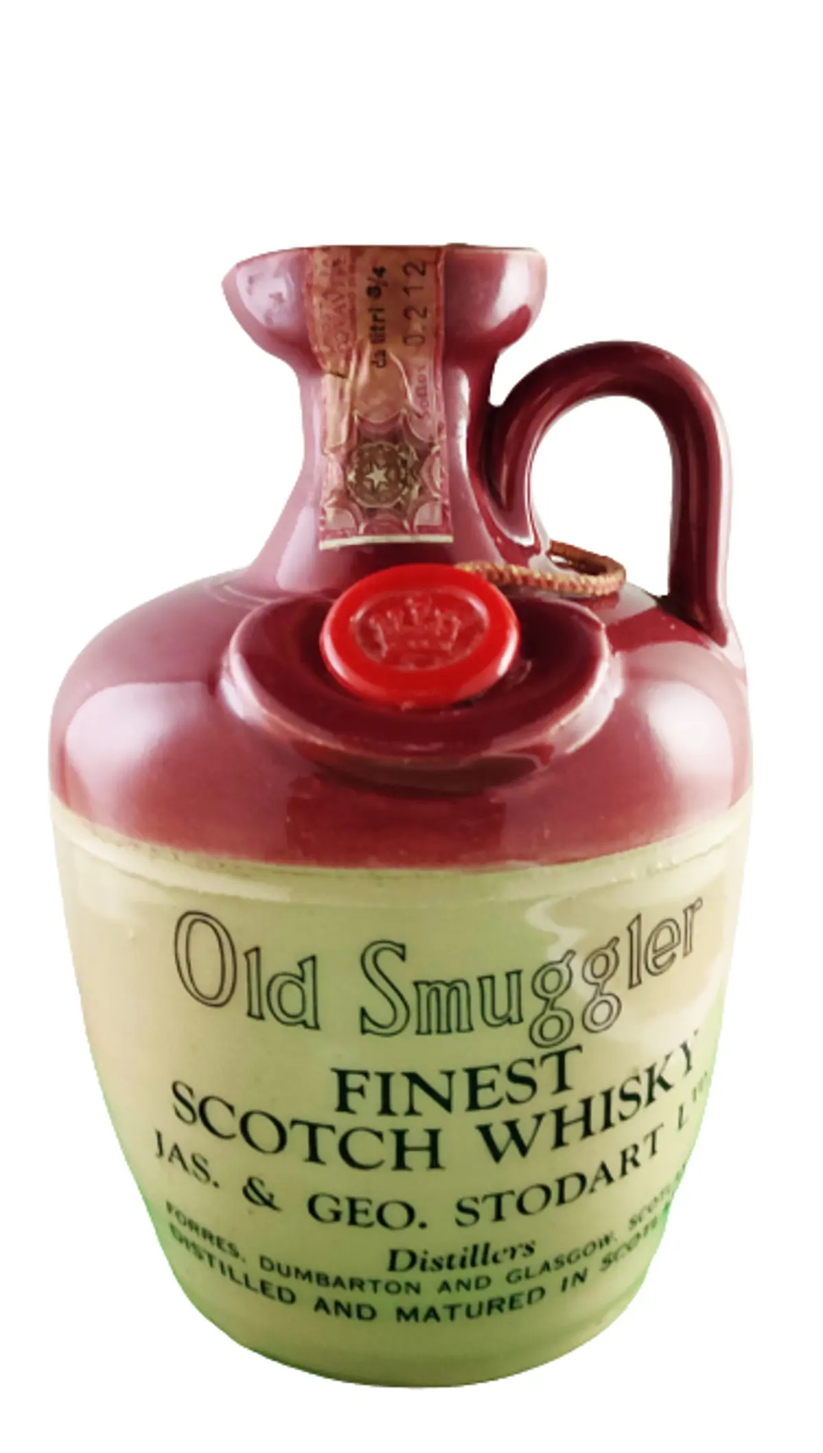 OLD SMUGGLER WHISKY CERAMIC