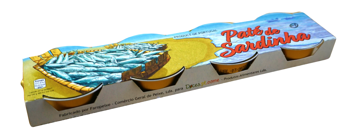 PATÉ DE SARDINHA (CONJUNTO DE 4)
