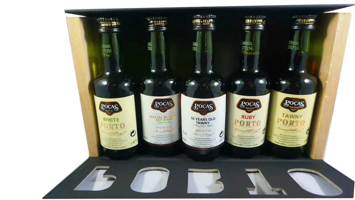 POÇAS BOXSET 5 MINIATURES PORT WINE